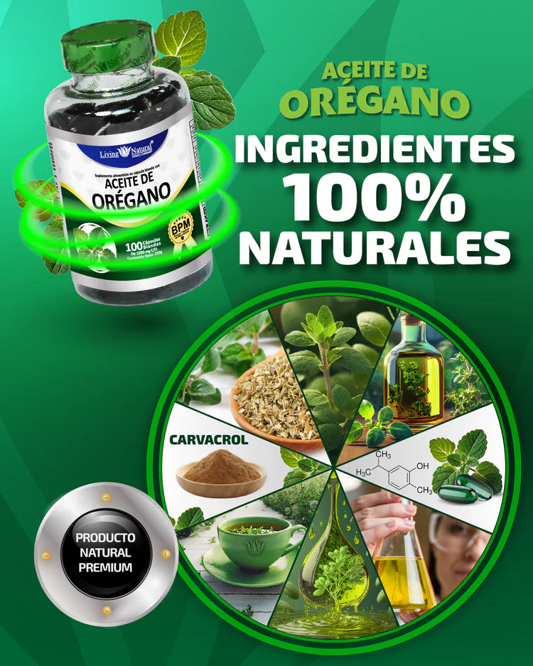 ACEITE DE OREGANO 1500MG/100 CAP