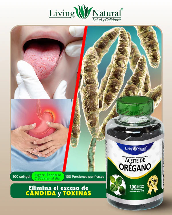 ACEITE DE OREGANO 1500MG/100 CAP